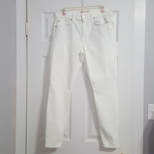 Mid Rise True Skinny Jeans - White NWT